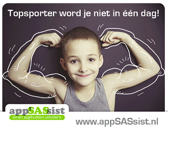 topsporter word je niet in 1 dag